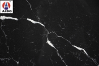 Laje de pedra de quartzo preto artificial de Calacatta (resistente aos ácidos)