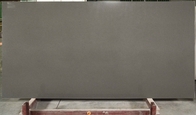 Laje de pedra de quartzo bancada cinza escuro para cozinha SGS NSF aprovado
