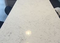 Alta Brilho Afiado/Polido Cararra Branco Quartzo Pedra Feita Pelo Homem Para Mesa De Cozinha