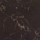 Ilha de pedra da cor do Black Mirror de quartzo artificial de superfície contínuo da bancada da cozinha