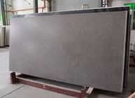 O projeto industrial novo da fábrica lustrou a superfície Grey Quartz Slab concreto para bancadas