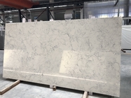 Projetando a bancada de pedra da cozinha de quartzo artificial branco de Carrara Antifouling