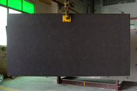 Ilha de pedra da cor do Black Mirror de quartzo artificial de superfície contínuo da bancada da cozinha