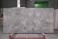 Lajes de pedra de quartzo artificial concreto com revestimento de couro AB8102