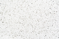 Resistência Crystal Quartz Stone Slab For branco artificial Bathroomtop do deslizamento