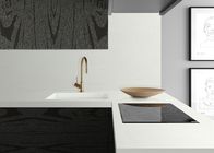 Pedra 93% artificial branca contínua de quartzo para o banheiro da bancada da cozinha