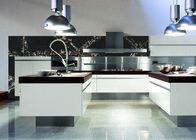 O preto natural high-density 3000*1400 projetou a pedra de quartzo para a cozinha