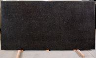 Corte UV fácil da mancha 25mm da pedra artificial preta clara de quartzo de Carrara