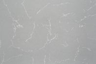 A folha superior de Grey Artificial Cararra Quartz Stone da decoração do banco fácil limpa