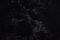 painéis de parede de pedra artificiais pretos de quartzo da espessura de 10mm sintéticos