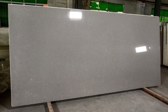 Bancada de Grey Carrara Quartz Slab Kitchen com original do tamanho de 3200*1600*20mm